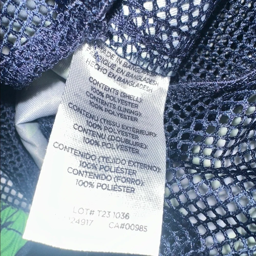 Trunks Green Turtle Print men’s Swim Shorts size large
